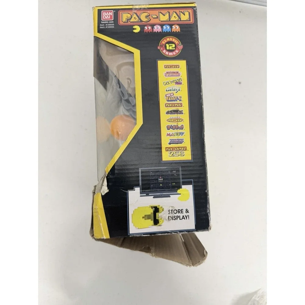Bandai Pac-Man Connect & Play 12 Classic Games Joystick 35th Anniversary Read‎